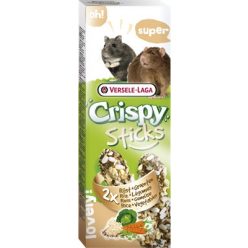 Versele Laga Crispy Sticks Hamsters-Rat Rice & Vegetables 2 pieces 110 g   Versele Laga Crispy Sticks Hamsters-Rat Rice & Vegetables 2 pieces 110 g