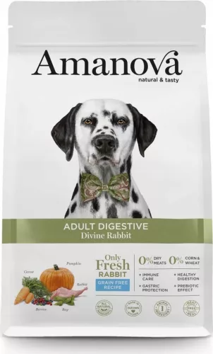 AmaNova Dog Adult Digestive All Breeds Divine Rabbit 2 kg