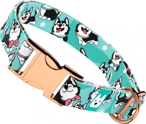 April&June Husky kék nyakörv