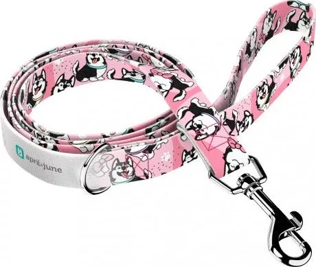 April&June Husky rózsaszín póráz