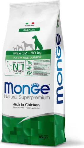 Monge Dog Daily Line Maxi Puppy & Junior 12 kg