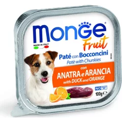 Monge Dog Fruit Paté&Chunkies kacsa-narancs 100 g 