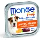 Monge Dog Fruit Paté&Chunkies kacsa-narancs 100 g  KARTON - 4 db