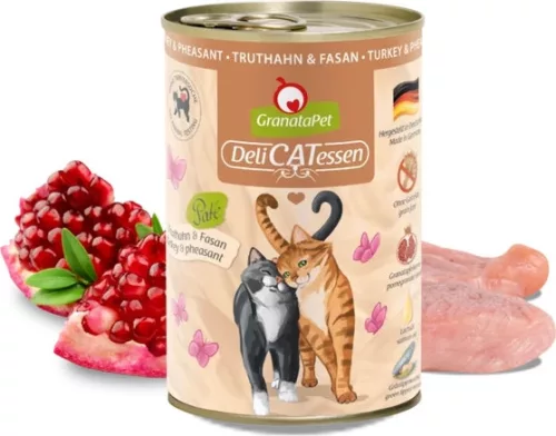 GranataPet Delicatessen konzerv pulyka és fácán 400 g