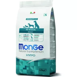   Monge Dog Speciality Line All Breeds Hypo - Lazac & Tonhal - Adult 2,5 kg 