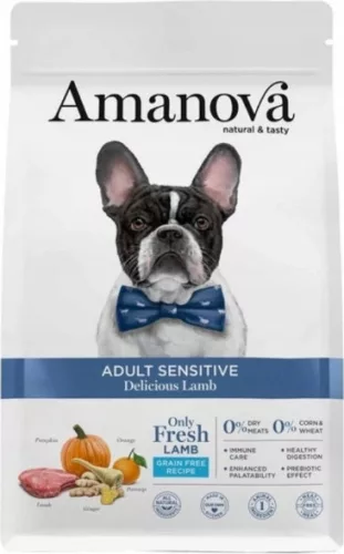 AmaNova Dog Adult Sensitive All Breeds Lamb & Pumpkin 2 kg