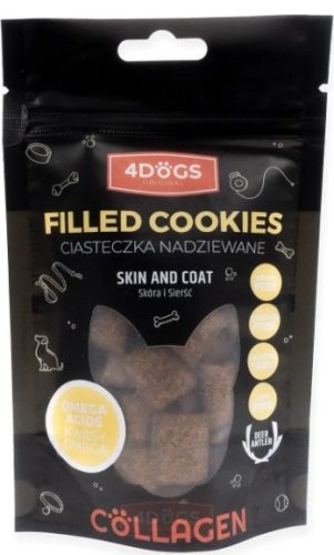 4Dogs Original Szőr-Bőrtápláló Jutalomfalat Szarvasagancsporral 60 g