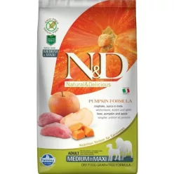   N&D Dog Grain Free vaddisznó & alma sütőtökkel adult medium/maxi 2,5 kg