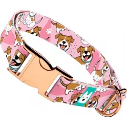 April&June Jack Russel Terrier rózsaszín nyakörv