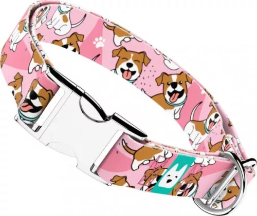 April&June Jack Russel Terrier rózsaszín nyakörv