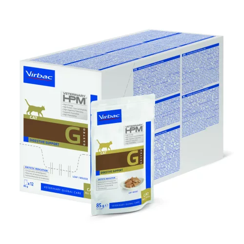 Virbac HPM DIET CAT Digestive Support 85 g KARTON - 12 db