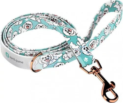 April&June Bolognese kék póráz