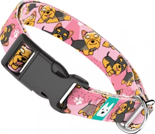 April&June Yorkie rózsaszín nyakörv 