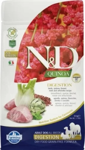 N&D Quinoa Dog Digestion Mini bárány 800 g
