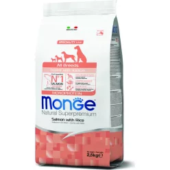   Monge Dog Speciality Line All Breeds Lazac & rizs - Puppy 2,5 kg