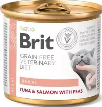Brit GF Veterinary Diet Cat Cans Renal 200 g