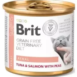 Brit GF Veterinary Diet Cat Cans Renal 200 g KARTON - 6 db