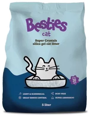 Besties Cat Super Crystals szilika gél macskaalom 5 liter