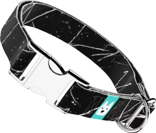 April&June fekete márvány mintás nyakörv