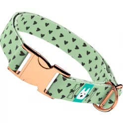 April&June Szivecskés nyakörv zöld