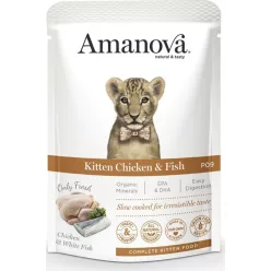 AmaNova Cat GF Pouch P09 Kitten Chicken & Fish 85 g