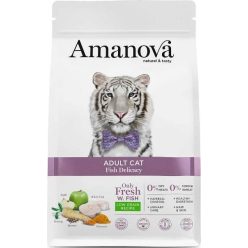 AmaNova Cat LG Adult White Fish Delicacy 6 kg
