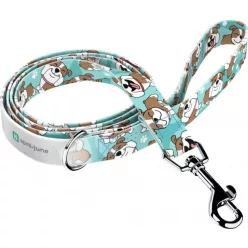 April&June Angol Bulldog kék póráz