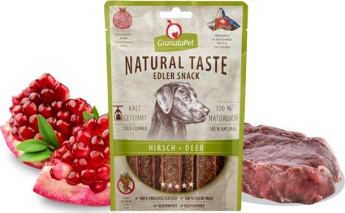 GranataPet Natural Taste Edler Snack Hirsch 90 g (szarvas)
