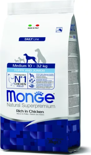 Monge Dog Daily Line Medium Puppy & Junior 3 kg
