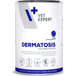   VetExpert Veterinary Diet Dermatosis konzerv kutyáknak lazac & burgonya 400 g