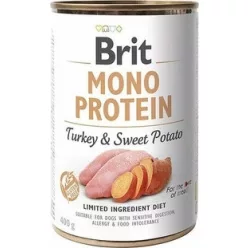 Brit Mono Protein Turkey & Sweet Potato 400 g KARTON - 6 db