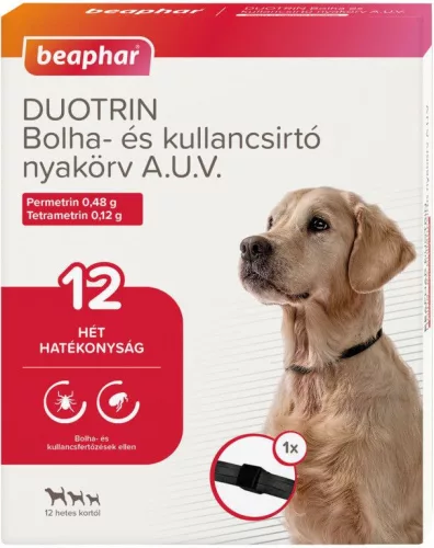 Beaphar DUOTRIN bolha- és kullancsirtó nyakörv 1 db