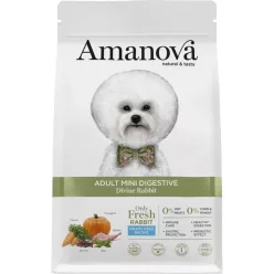 AmaNova Dog Mini Adult Digestive Divine Rabbit 7 kg