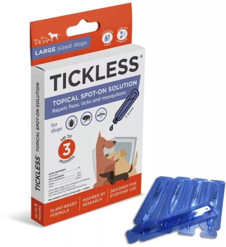 TICKLESS CITRONELLA Topical Spot On Kutyáknak L 5 x 3 ml