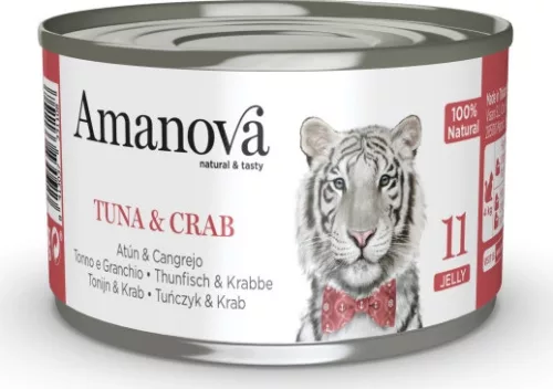 AmaNova Cat P11 Canned Tuna & Crab Jelly 70 g