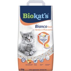 Biokat's Bianco Fresh Vanília & Mandarin alom 5 kg Biokat's Bianco Fresh Vanília & Mandarin alom 5 kg
