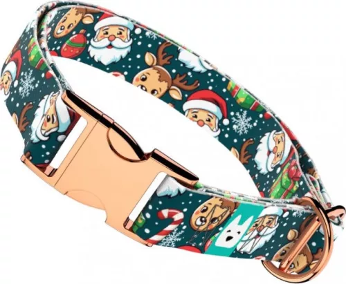 April&June Mikulás és Rénszarvasok nyakörv
