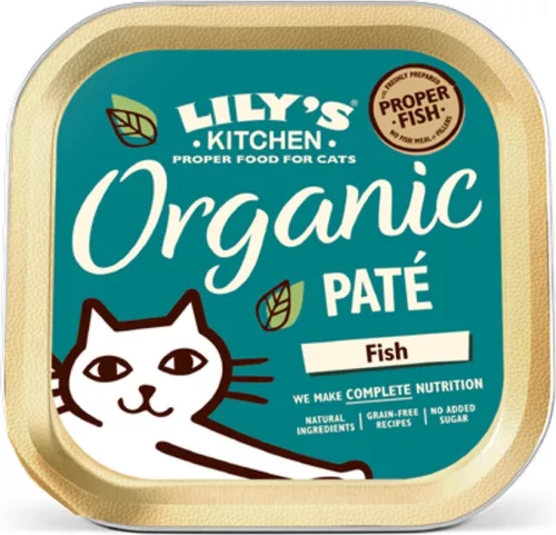 Lily's Kitchen Cat Adult Organic Fish Paté 85 g