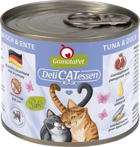 GranataPet Delicatessen konzerv tonhal és kacsa 400 g