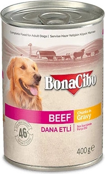 Bonacibo Canned Dog Foods Beef 400 g
