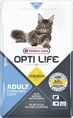 Versele Laga Opti Life Cat Sterilised/Light 2,5 kg