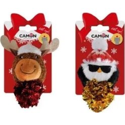 Camon Karácsonyi cica játék zörgős 11 cm