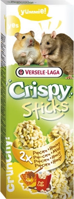 Versele Laga Crispy Sticks Hamsters-Rats Popcorn & Honey 2 pieces 100 g