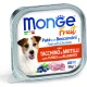 Monge Dog Fruit Paté&Chunkies pulyka-áfonya 100 g  KARTON - 4 db