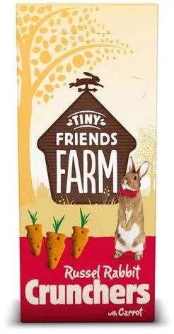 Tiny Friends Farm Russel Rabbit Crunchers Sárgarépa 120 g
