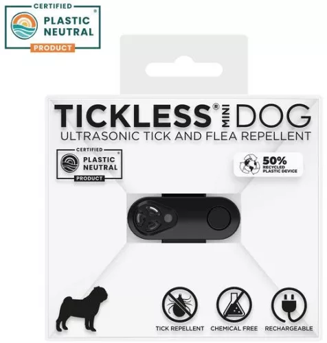 TICKLESS MINI DOG Fekete ultrahangos kullancsriasztó