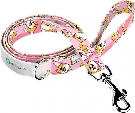 April&June Shiba Inu rózsaszín póráz