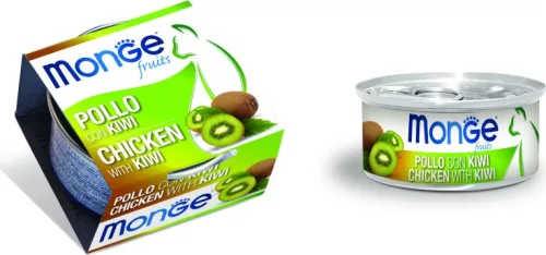 Monge Cat Fruit Csirke & kiwi 80 g  KARTON - 4 db