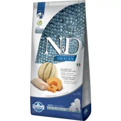   N&D Ocean Dog tőkehal, sütőtök & sárgadinnye Puppy medium/maxi 12 kg