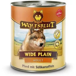   Wolfsblut Wide Plain Adult Lóhús Édesburgonyával Konzerv nedves kutyatáp 800 g